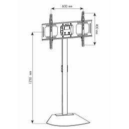 Supporto da Pavimento Girevole con Staffa per TV LCD/LED/Plasma 32-70"