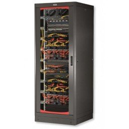 Armadio Server Rack 19" 600x1200 27U Nero Serie Lite Porta Grigliata
