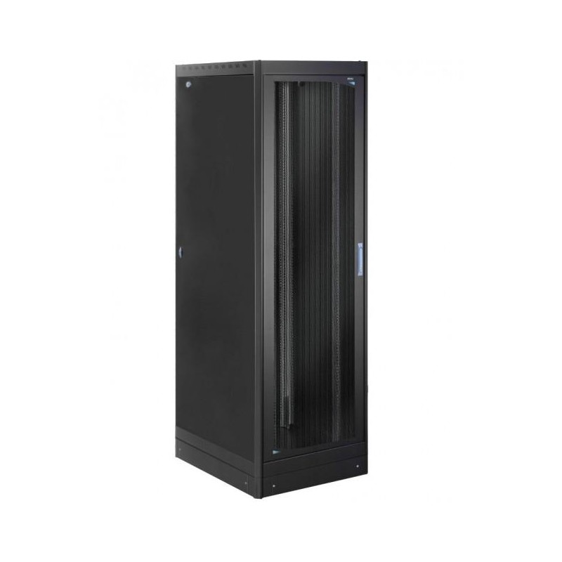 Armadio Server Rack 19" 600x1200 42U Nero Serie Lite Porta Grigliata