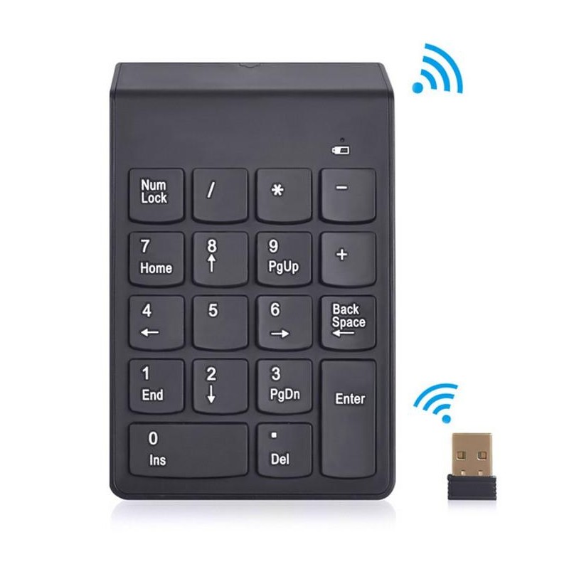 Tastierino Numerico Wireless 18 Tasti