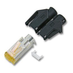 Plug RJ45 Cat. 6A Schermato tipo "Hirose" 10 Pz