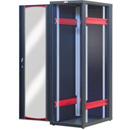 Armadio Server Rack 19" 600x1000 42 Unita' Nero serie Ideal