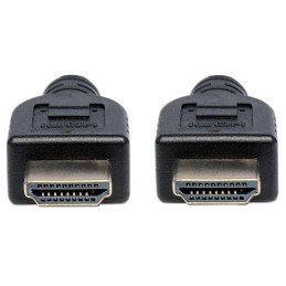 Cavo HDMI CL3 High Speed con Ethernet A/A M/M 2m Nero