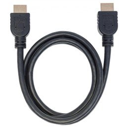 Cavo HDMI CL3 High Speed con Ethernet A/A M/M 2m Nero