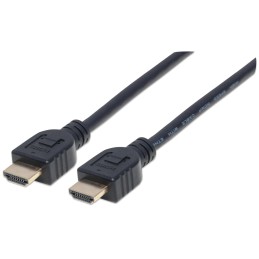 Cavo HDMI CL3 High Speed con Ethernet A/A M/M 3m Nero