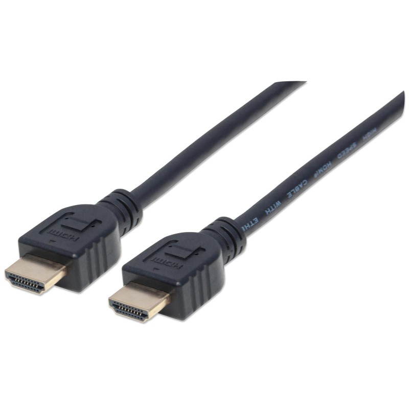 Cavo HDMI CL3 High Speed con Ethernet A/A M/M 5m Nero