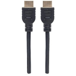 Cavo HDMI CL3 High Speed con Ethernet A/A M/M 8m Nero