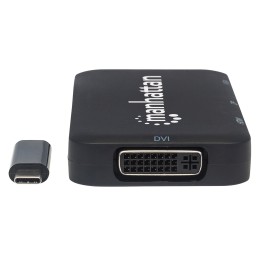 Adattatore Convertitore USB-C™ 4 in 1 a DP/HDMI/DVI/VGA Nero