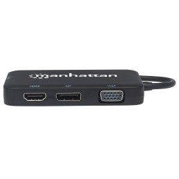 Adattatore Convertitore USB-C™ 4 in 1 a DP/HDMI/DVI/VGA Nero