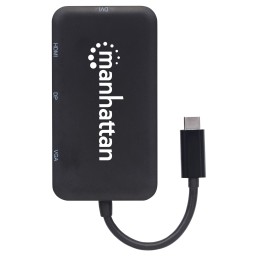 Adattatore Convertitore USB-C™ 4 in 1 a DP/HDMI/DVI/VGA Nero