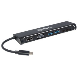 Convertitore USB-C™ a HDMI / VGA Docking Station 4-in-1
