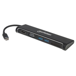 Convertitore USB-C™ a HDMI / VGA Docking Station 4-in-1