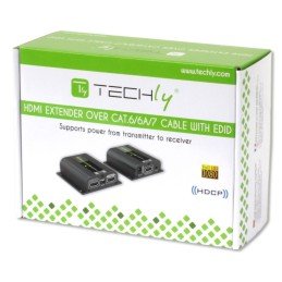 Amplificatore Extender HDMI Full HD 3D POE su cavo Cat.6/6A/7 40m con EDID ed IR