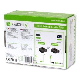 Amplificatore Extender HDMI Full HD 3D POE su cavo Cat.6/6A/7 40m con EDID ed IR