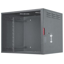 Armadio Rack 19" a muro 6unità con serratura di sicurezza