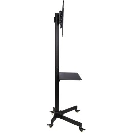 Supporto a Pavimento con Mensola Trolley TV LCD/LED/Plasma 23"-55"