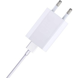 Caricatore USB 1A Compatto Spina Europea Bianco