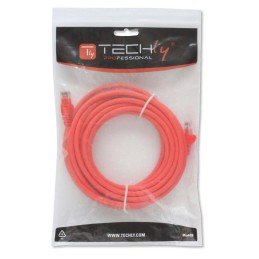 Cavo di Rete Patch in Rame Cat.6 Rosso UTP 1,5m