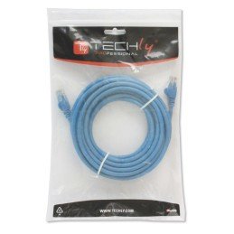 Cavo di Rete Patch in Rame Cat.6 Blu UTP 3m