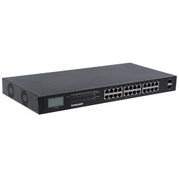 Gigabit Ethernet Switch 24 porte POE+ con 2 porte SFP