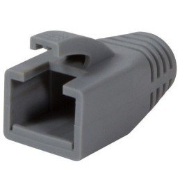 Copriconnettore per Plug RJ45 Cat.6 8mm Grigio