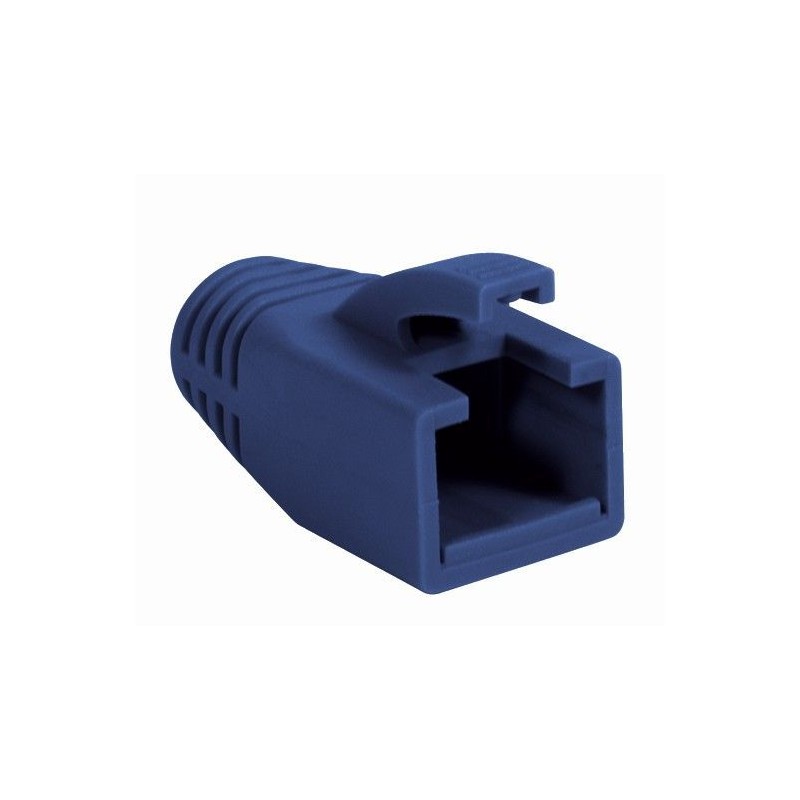 Copriconnettore per Plug RJ45 Cat.6 8mm Blu