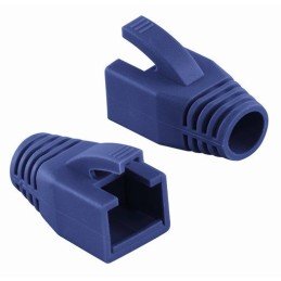 Copriconnettore per Plug RJ45 Cat.6 8mm Blu