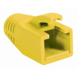 Copriconnettore per Plug RJ45 Cat.6 8mm Giallo