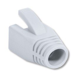 Copriconnettore per Plug RJ45 Cat.6 8mm Bianco