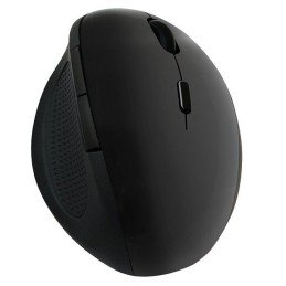 Mouse Ottico Ergonomico Wireless 1600dpi Nero