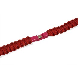 Bracciale Paracord con Micro USB Rosso