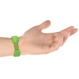 Bracciale Paracord con Micro USB Verde