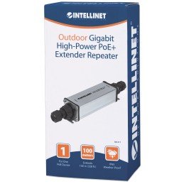 Extender Repeater PoE+ Gigabit High-Power per Esterno