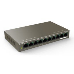 Switch Desktop 8 Porte 10/100Mbps 2 Gigabit con 8 Porte PoE