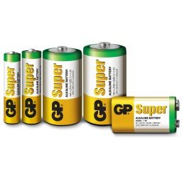 Blister 2 Batterie Torcia D GP Super