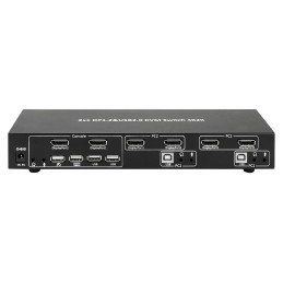 Switch KVM 2 porte DisplayPort1.2 per doppio Monitor