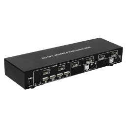 Switch KVM 2 porte DisplayPort1.2 per doppio Monitor