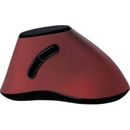 Mouse Verticale Ottico Ergonomico Wireless 1200dpi Rosso