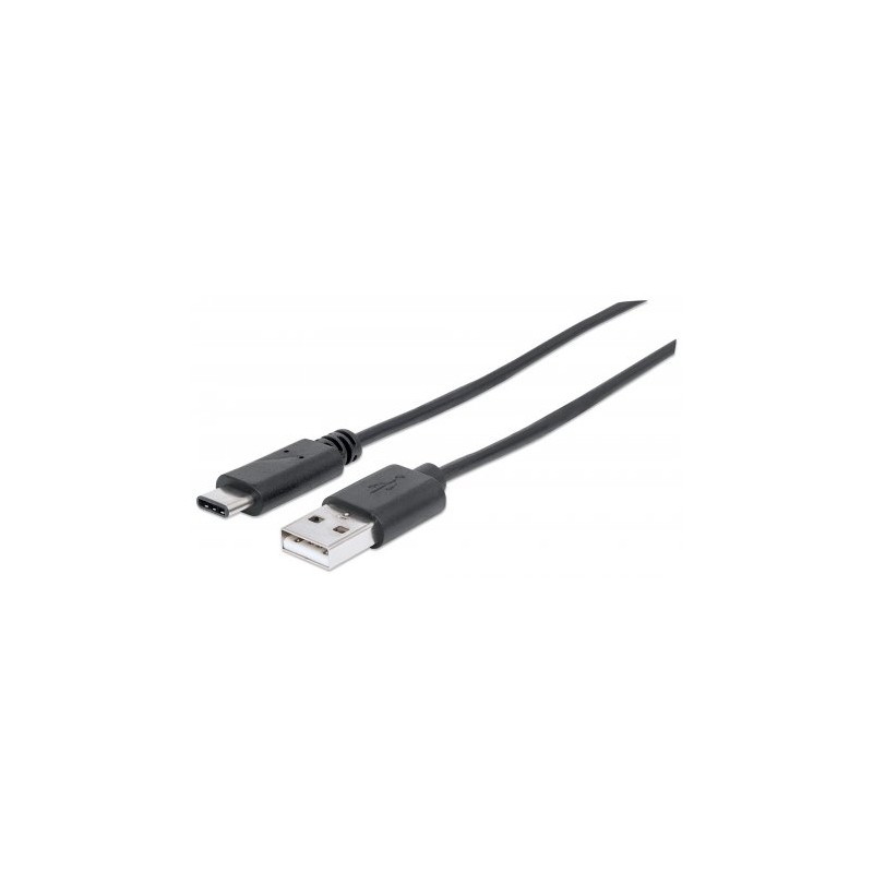 Cavo USB 3.1 tipo A Maschio / USB-C Maschio 3m Nero Cavo USB 3.1 tipo A Maschio / USB-C Maschio 3m Nero