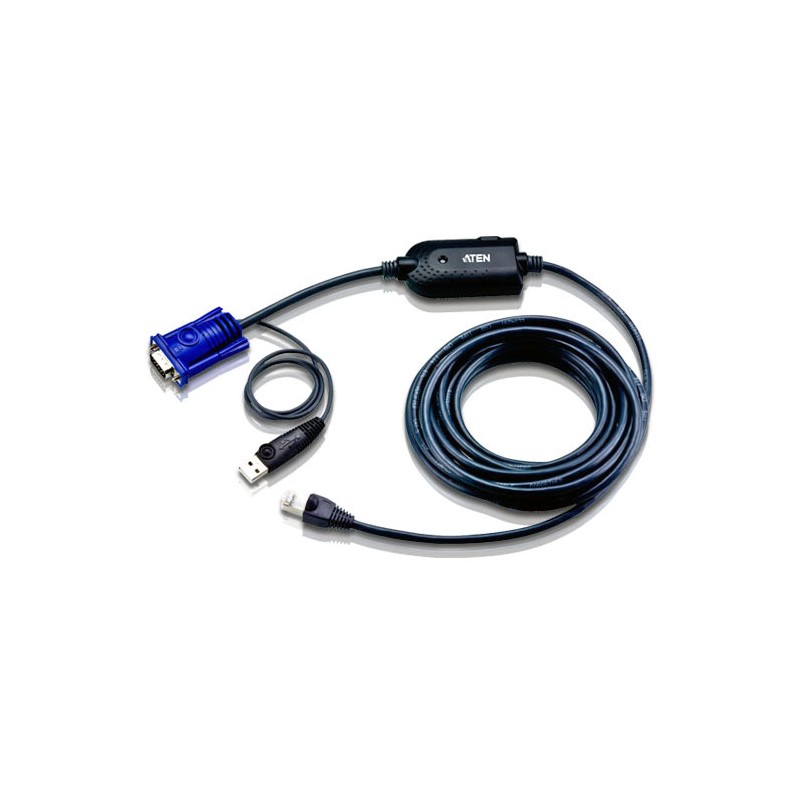 Adattatore KVM VGA 1 porta USB con cavo 5m