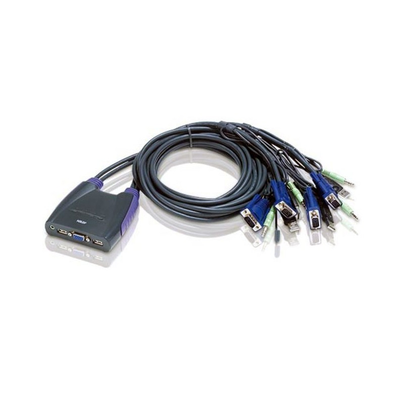 Switch KVM VGA/Audio 4 porte USB, CS64US