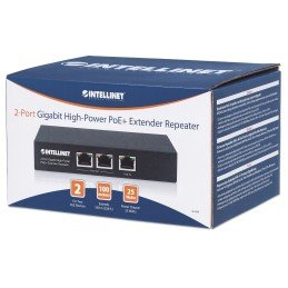 Ripetitore PoE+ Extender ad alta potenza 2 porte Gigabit