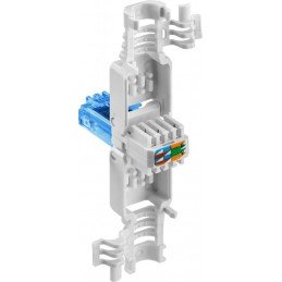 Plug Cat.6A RJ45 UTP Tooless con Copriconnettore