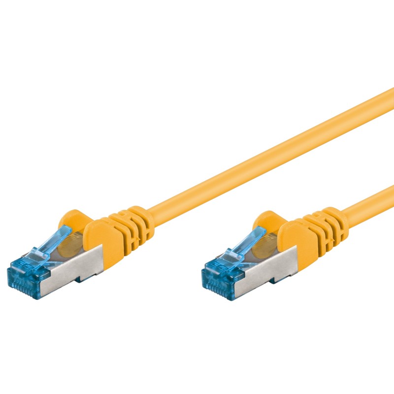 Cavo di rete Patch in rame Cat. 6A Giallo SFTP LSZH 1m Cavo di rete Patch in rame Cat. 6A Giallo SFTP LSZH 1m