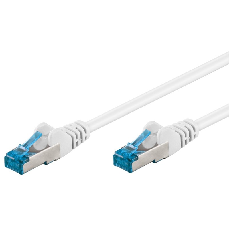 Cavo di rete Patch in rame Cat. 6A Bianco SFTP LSZH 1m Cavo di rete Patch in rame Cat. 6A Bianco SFTP LSZH 1m