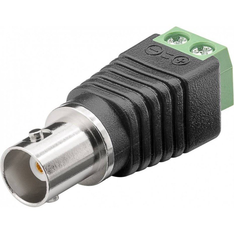 Adattatore Terminal Block 2-pin a BNC femmina Adattatore Terminal Block 2-pin a BNC femmina