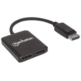 Splitter Hub DisplayPort a 2 Monitor DisplayPort MST 4K@30Hz video UHD