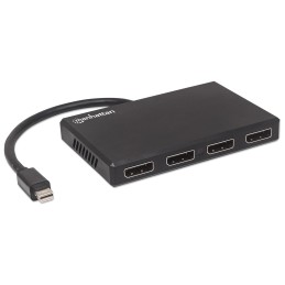 Splitter Hub Mini DisplayPort a 4 porte DisplayPort con MST