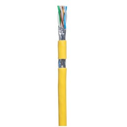 Matassa S/FTP Cavo Cat.7A 100m Rigido PIMF Giallo