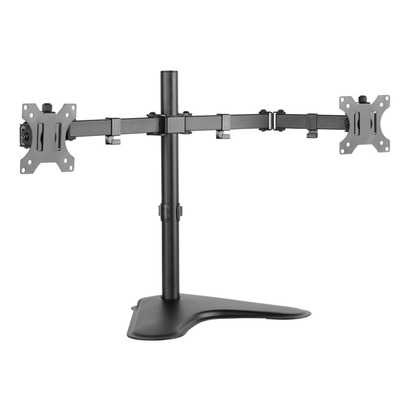 Supporto da scrivania per 2 Monitor 13-32" con base Supporto da scrivania per 2 Monitor 13-32" con base